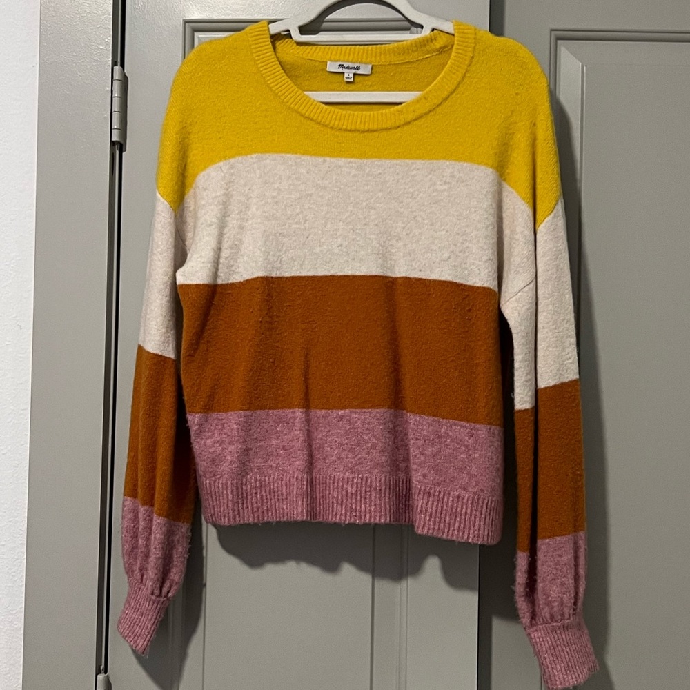 Madewell Color-block Sweater